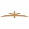 Ekena Millwork Alberta Smooth Timber Gable Bracket, Western Red Cedar, 108"W x 22"H x 3 1/2"D x 5 1/2"F, 5/12 Pitch GBW108X22X0406ALB00SWR - alternate 1